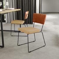 Kit 02 Cadeiras L02 Couríssimo Camel Linho Bege Escuro - 9