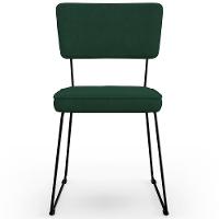 Kit 06 Cadeiras Allana L02 Suede Verde Musgo - 5