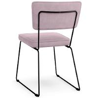 Kit 06 Cadeiras Allana L02 Suede Rosê - 2