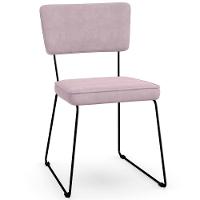 Kit 06 Cadeiras Allana L02 Suede Rosê - 8