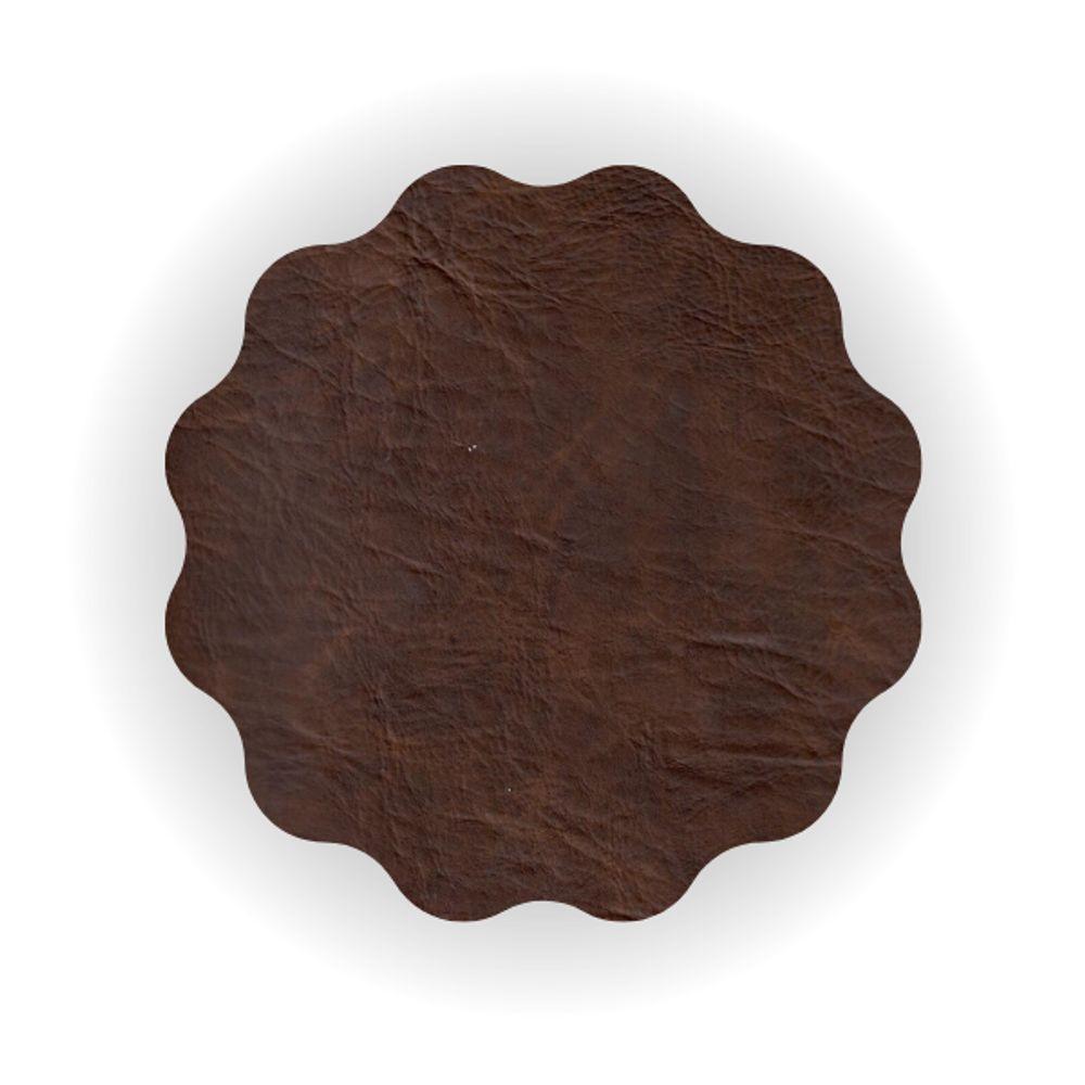 Cadeira De Jantar Lavínia Giratória Revestida Em Tecido Linho Bege E Courino Castanho Cor Creme - 2