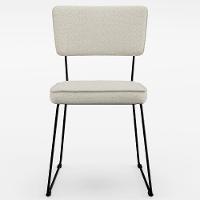 Kit 8 Cadeiras Estofada Para Sala Jantar Base Aço Champagne - 9