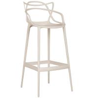 Kit 4 Banqueta Aviv Allegra Solna Fratini 109 Cm (altura) Polipropileno Cor Fendi