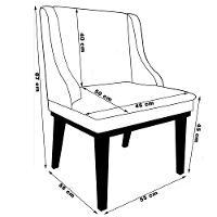 Kit 5 Cadeiras Decorativas Sala De Jantar Base Fixa De Madeira Firenze Suede Preto G19 - Gran Belo - 8