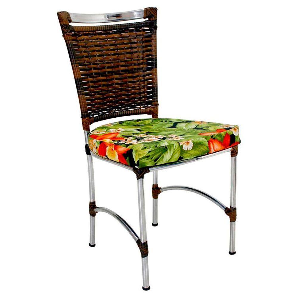 Cadeira Em Alumínio E Fibra Sintética Jk Cozinha Edícula Argila E Saquarema - 1