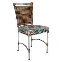 Cadeira Em Alumínio E Fibra Sintética Jk Cozinha Edícula Cappuccino E Maranata Bege - 1