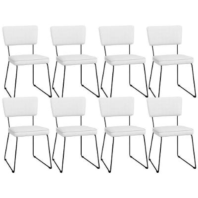 Kit 08 Cadeiras Allana L02 Facto Branco