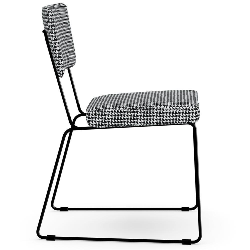 Kit 08 Cadeiras Allana L02 Pied Poule - 4