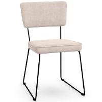 Kit 08 Cadeiras Allana L02 Suede Bege - 8