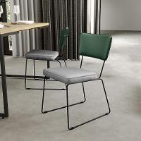 Kit 08 Cadeiras L02 Facto Verde Musgo Linho Cinza - 9