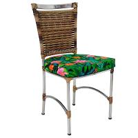 Cadeira Em Alumínio E Fibra Sintética Jk Cozinha Edícula Cappuccino E Creara - 1