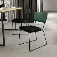 Kit 06 Cadeiras L02 Facto Verde Musgo Linho Chumbo - 17