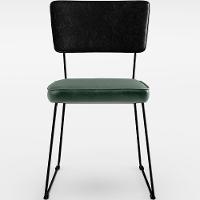 Kit 08 Cadeiras L02 Couríssimo Preto Facto Verde Musgo - 9