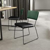 Kit 08 Cadeiras L02 Facto Verde Musgo Couríssimo Preto - 9