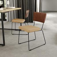 Kit 06 Cadeiras L02 Couríssimo Marrom Linho Bege Escuro - 9