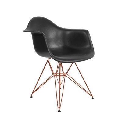 Poltrona Eiffel Eames Daw Com Braço Preto UP Home