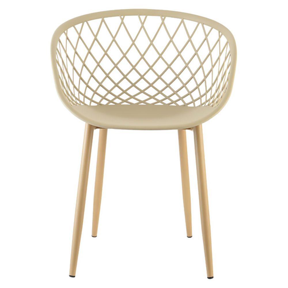 Cadeira Com Braços Polipropileno Clarice Nude - 4