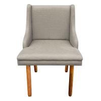 Kit 02 Cadeiras Sala de Jantar Liz Linho Bege - D'rossi - 3