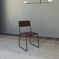 Kit 6 Cadeiras De Jantar Estofadas Angra - Marrom - Marrom - 4