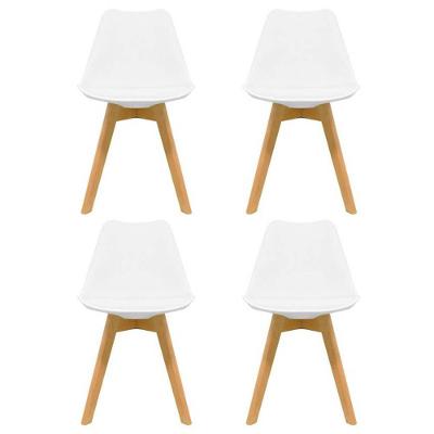 Kit 04 Cadeiras Moscou Sala de Jantar Branco