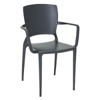 Cadeira Tramontina Braços em Polipropileno e Fibra de Vidro - 1