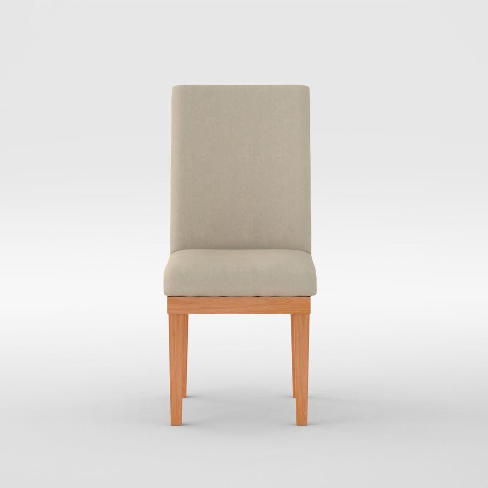 Cadeira Reforçada Para Mesa De Jantar bege - 3