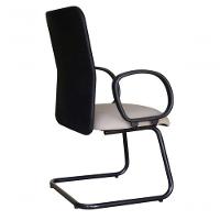 Cadeira Para Sala De Reunião Com Tela Mesh Peruggia Cinza