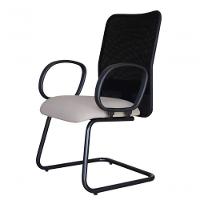 Cadeira Para Sala De Reunião Com Tela Mesh Peruggia Cinza - 5