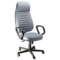 Cadeira Presidente Com Espaldar Alto Linha Blenda Cinza - 1