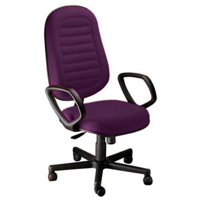 Cadeira Presidente Gomada Com Braços Linha Blenda Roxo