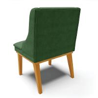 Kit 08 Cadeiras De Jantar Liz Suede Verde - 5