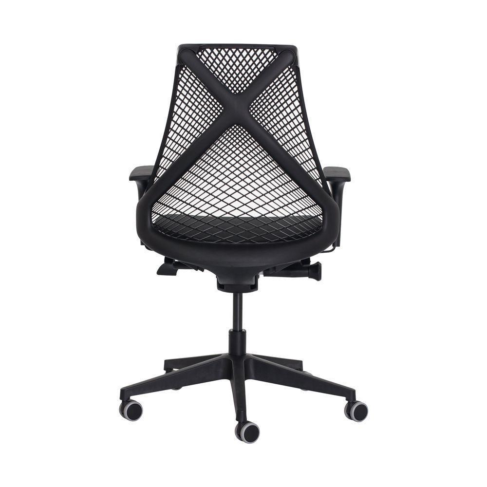 Cadeira Ergonômica Diretor Preta Giratória Ajustável - 3