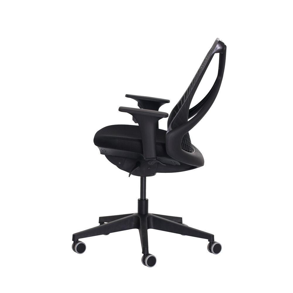 Cadeira Ergonômica Diretor Preta Giratória Ajustável - 4