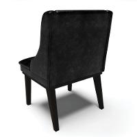 Kit 08 Cadeiras De Jantar Base Fixa Madeira Preto Cor Preto - 5