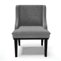 Kit 04 Cadeiras De Jantar Grafite A26 Base Madeira Preto - 7