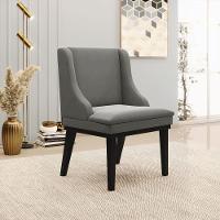 Cadeira De Jantar Suede Grafite Base Fixa Madeira - 8