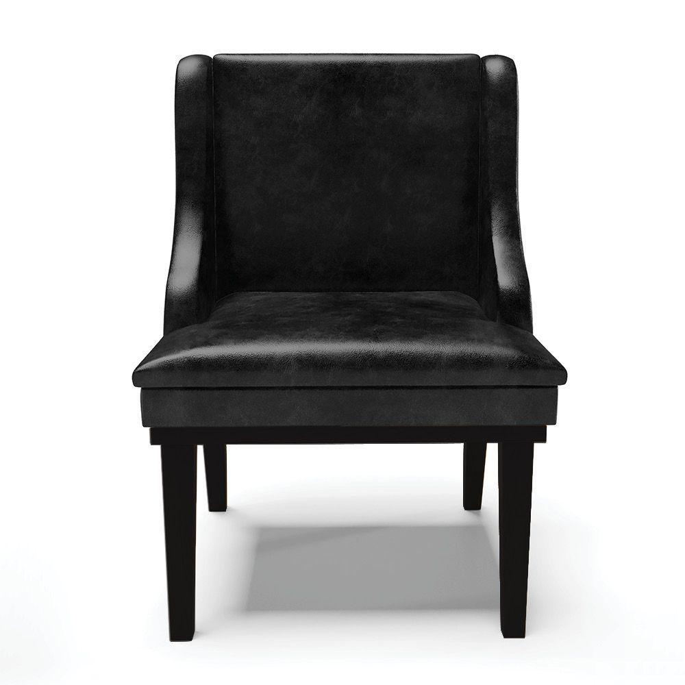 Kit 04 Cadeiras De Jantar Base Fixa Madeira Preto Cor Preto - 9