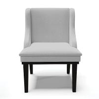 Kit 10 Cadeiras De Jantar Liz Base Madeira Preto A05 Cinza - 7