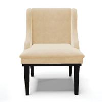 Kit 02 Cadeiras De Jantar Suede Bege Base Fixa Madeira - 7