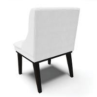 Kit 10 Cadeiras De Jantar Corino Branco Base Madeira - 5
