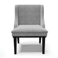 Kit 10 Cadeiras De Jantar Suede Cinza Base Fixa Madeira - 7