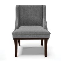 Kit 06 Cadeiras De Jantar Linho Base Madeira Cor Grafite - 7