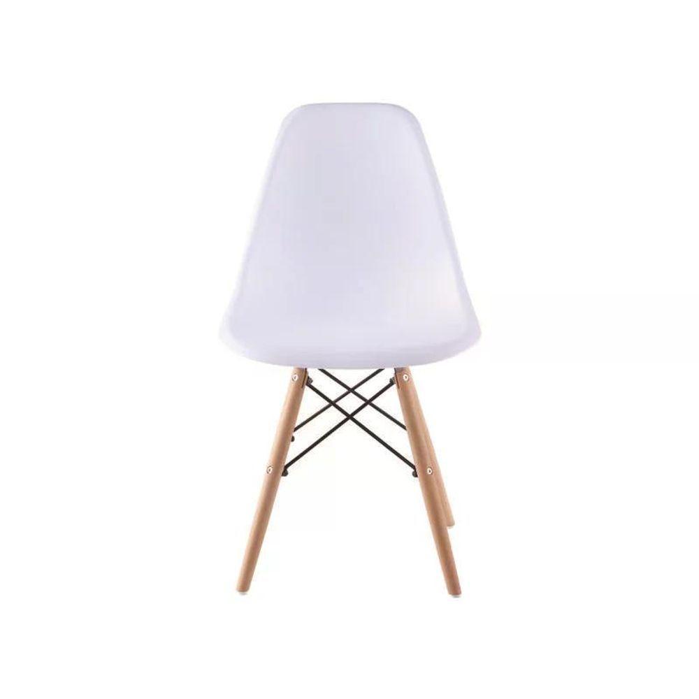 Kit 04 Cadeira Charles Eames Eiffel - Branco Branco - 3