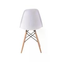 Kit 02 Cadeira Charles Eames Eiffel - Branco Branco