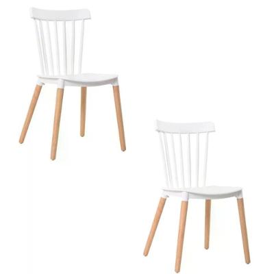Kit 02 Cadeiras Paris - Branco Branco