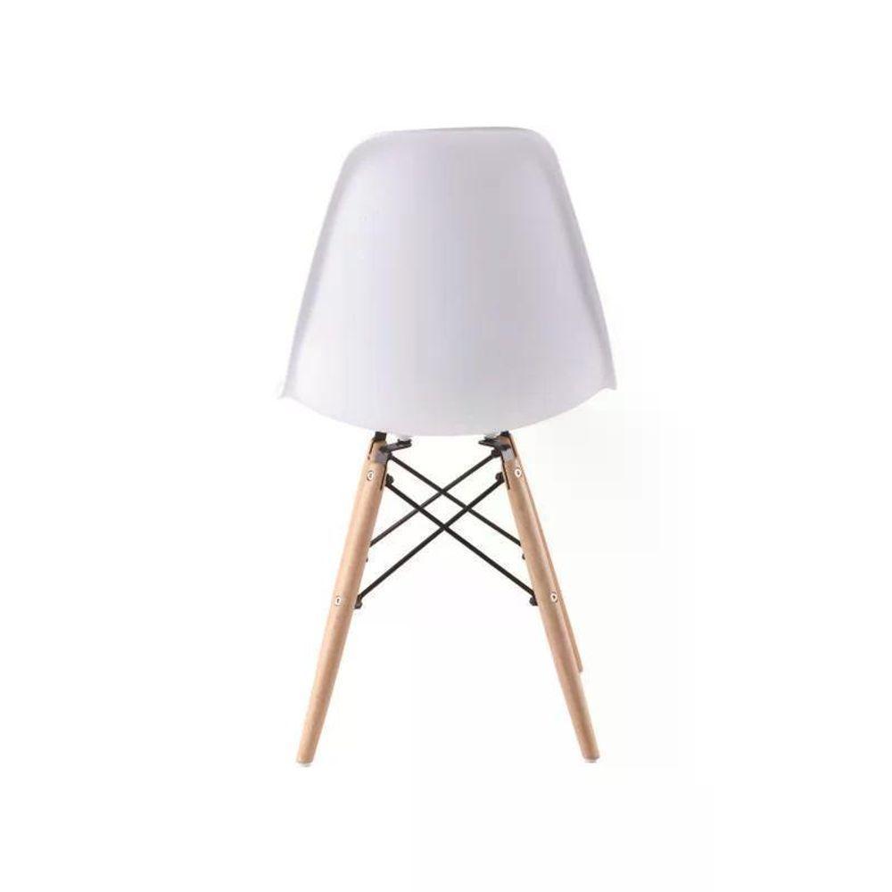 Kit 06 Cadeira Charles Eames Eiffel - Branco Branco - 2