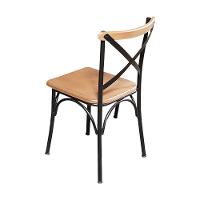 Kit 6 Cadeiras De Jantar Industrial Paris Base Alumínio - Natural - Bege - 3