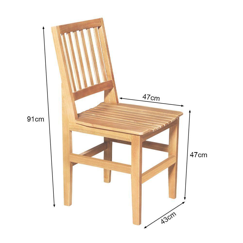 Kit 2 Cadeiras De Jantar Ripada Rústica Confort - Natural - Bege - 2