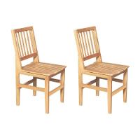 Kit 2 Cadeiras De Jantar Ripada Rústica Confort - Natural - Bege - 1