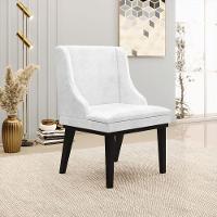 Kit 04 Cadeiras De Jantar Base Fixa Madeira Preto Cor Branco - 8